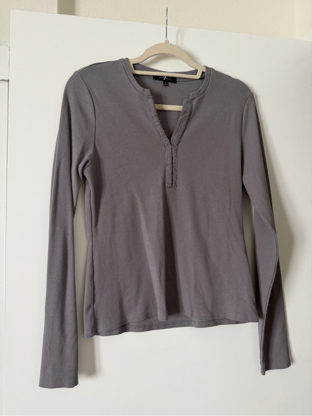7 For All Mankind Ribbed Henley